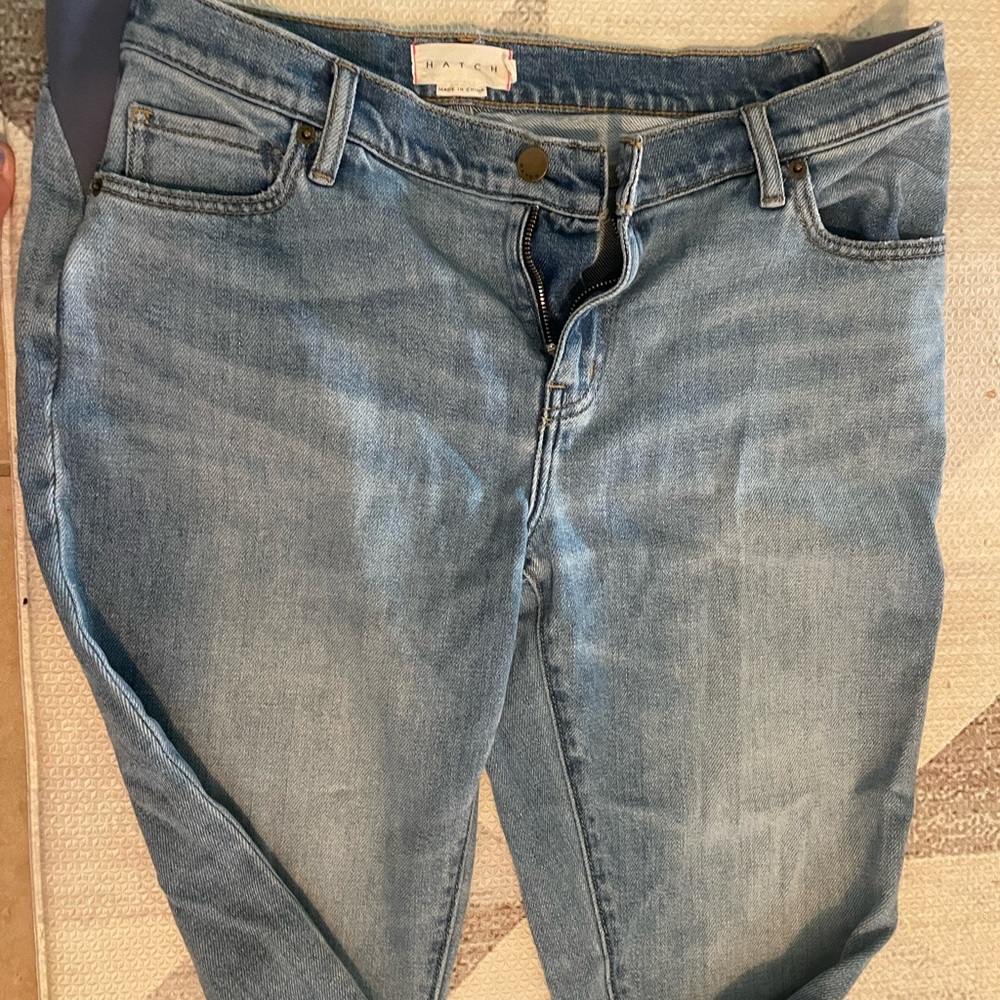 Hatch maternity jeans- the crop